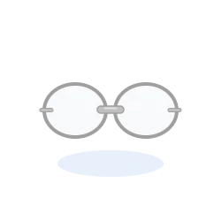 Окуляри в металевій оправі